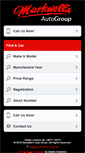 Mobile Screenshot of markwellsautogroup.com.au