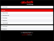 Tablet Screenshot of markwellsautogroup.com.au